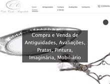 Tablet Screenshot of ccunhaantiguidades.com